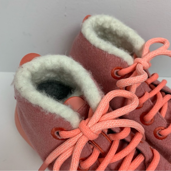 Allbirds Peach Mizzle Fluff Fur-Lined High Tops 🍁 - Picture 3 of 7